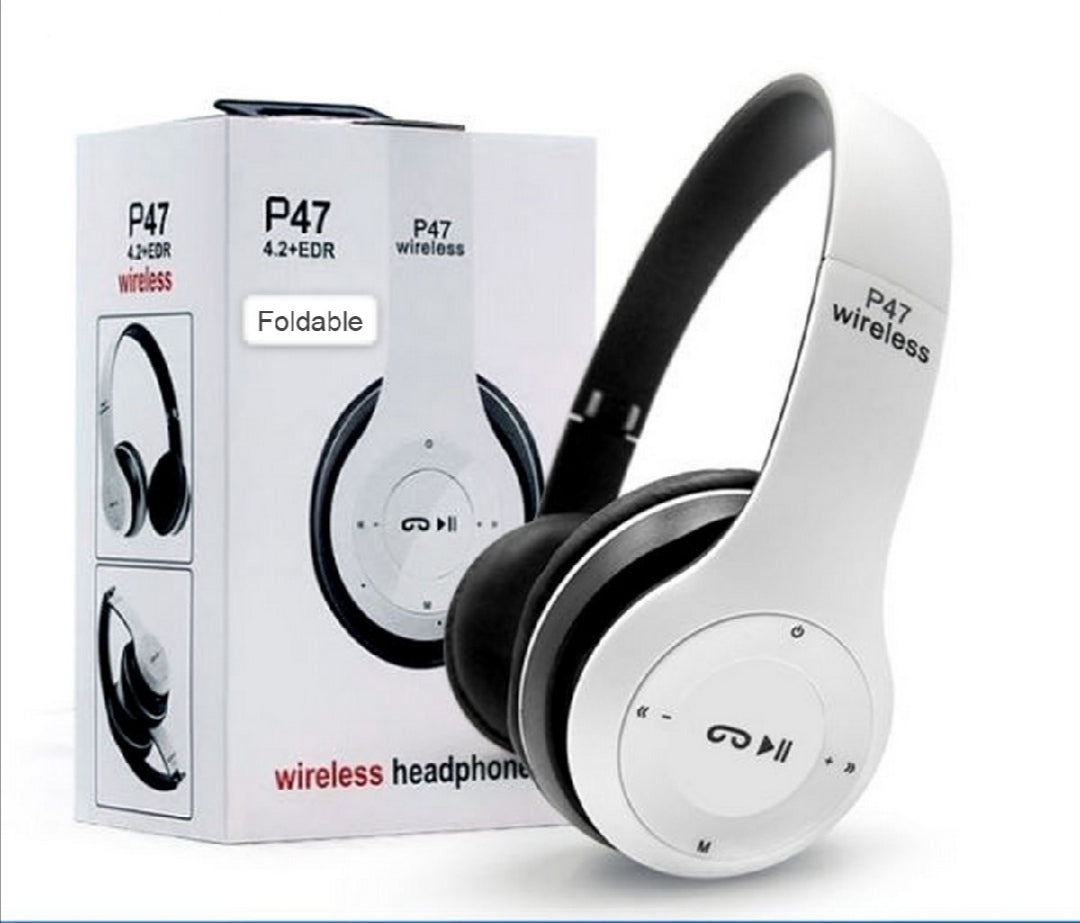Wireless Headphone P47 with Foldable Quality.